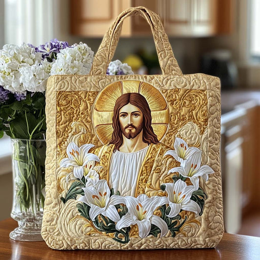 Joyful Savior Song Quilted Tote Bag NCU0NT8549