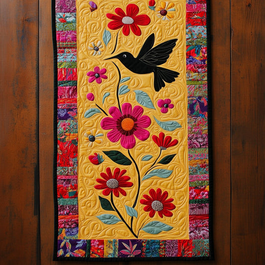 Joyful Wings Quilted Table Runner NCU0PT6738