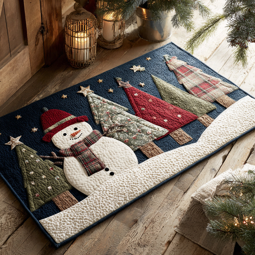 Jubilee Snowman Cheer Area Rug NCU0HH1328
