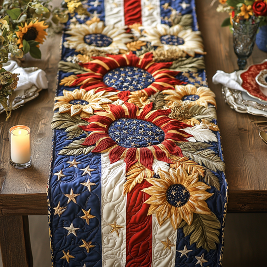 July Bloom Quilted Table Runner NCU0VH5739