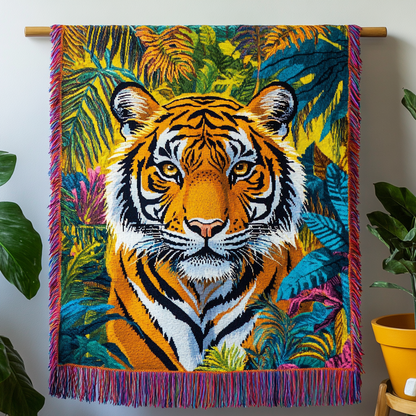 Jungle King Woven Sofa Blanket NCU0DV3896