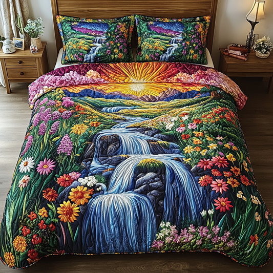 Jungle Dream 3-Piece Quilted Bedding Set NCU0VL2430