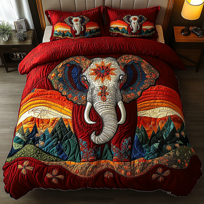 Jungle Giant 3-Piece Quilted Bedding Set NCU0DK2531