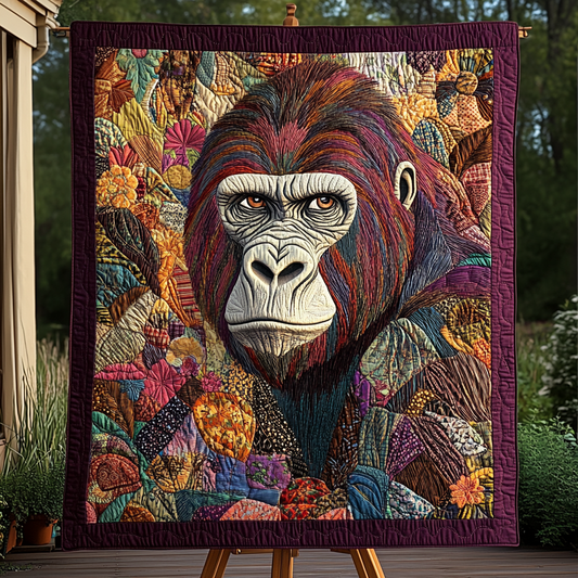 Jungle Gorilla Quilted Blanket NCU0DK4100