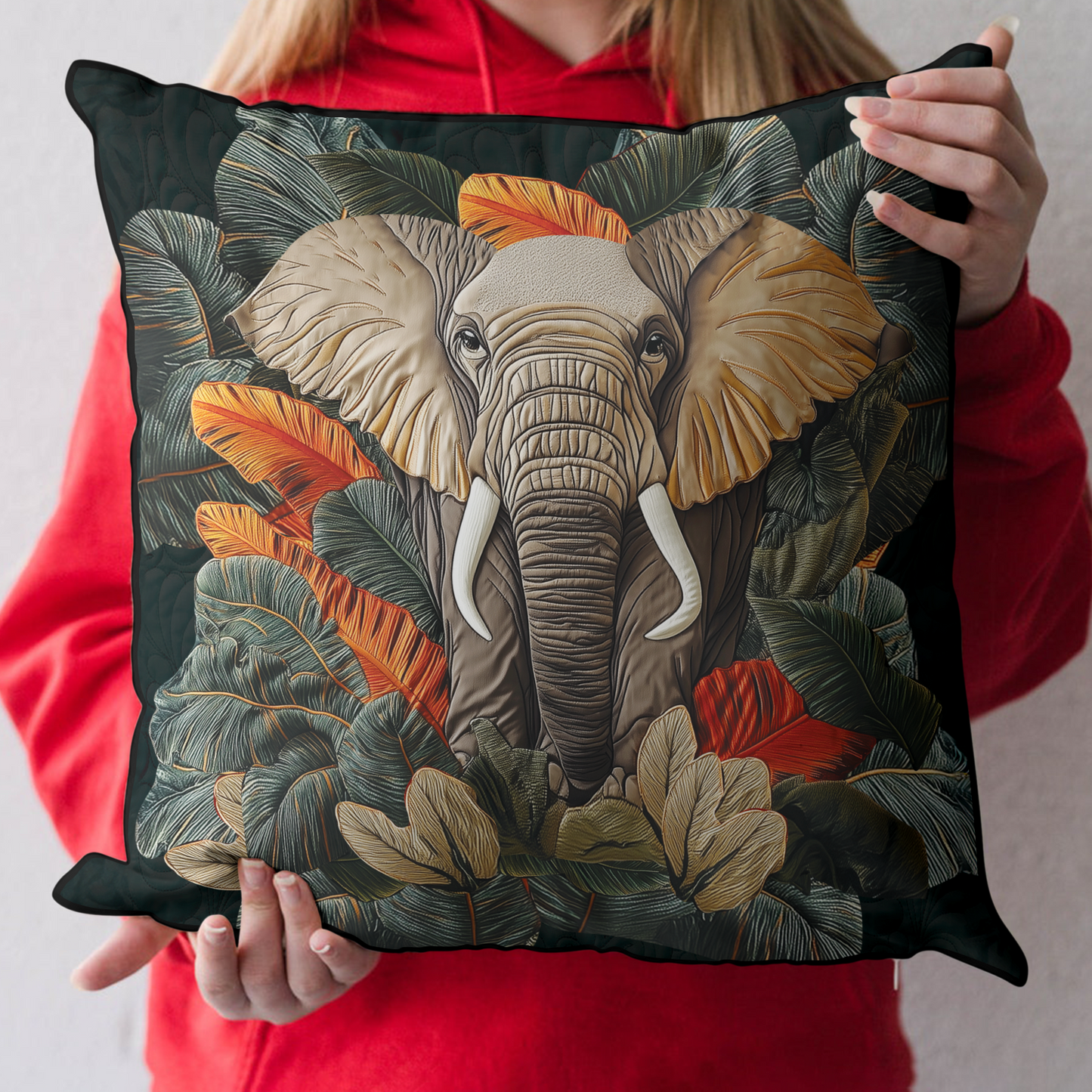 Jungle Majesty Quilted Pillow Case NCU0DK3008