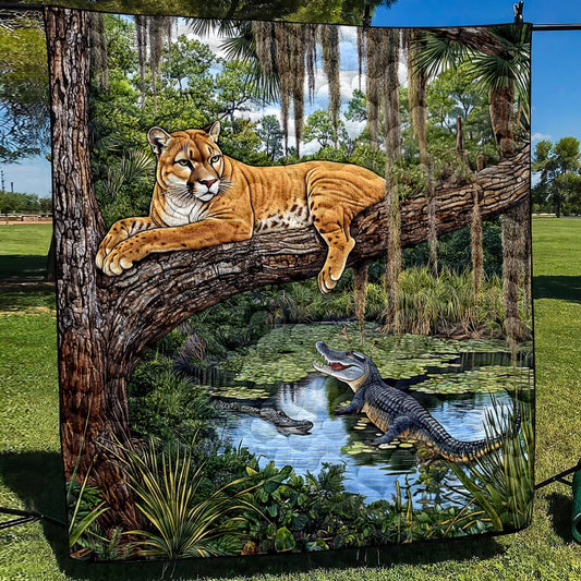 Jungle Rest Quilted Blanket NCU0NT6075