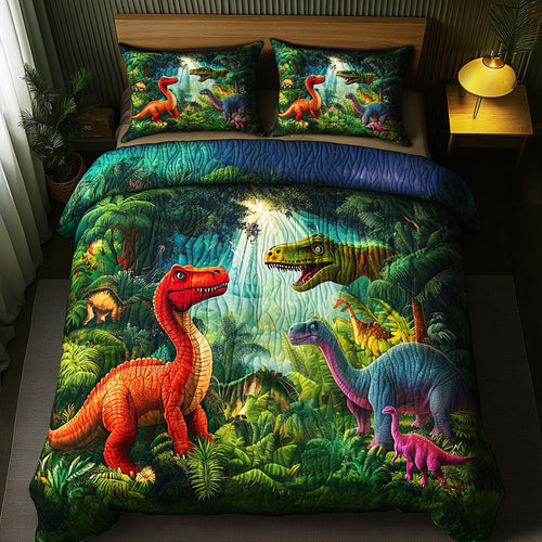 Jungle Roar 3-Piece Quilted Bedding Set NCU0NT6915