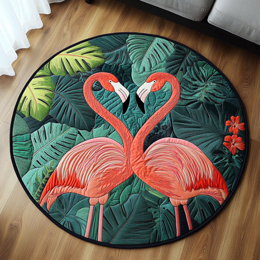 Jungle Romance Quilted Round Mat NCU0NT4939