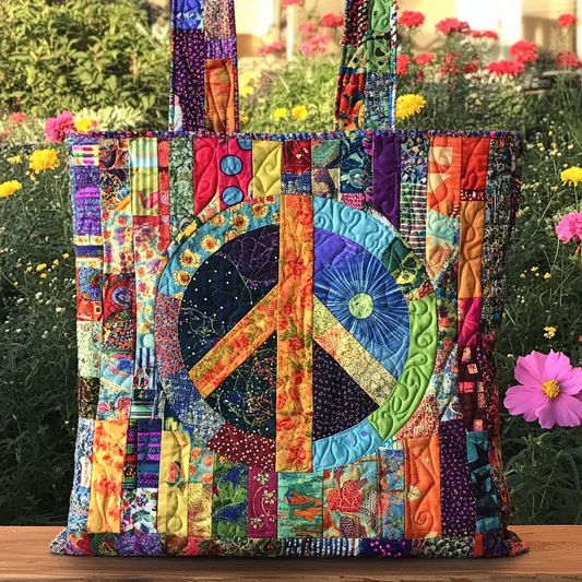 KaleidoPeace Quilted Tote Bag NCU0PT8199