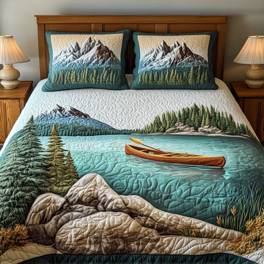 Kayak Escape 3-Piece Quilted Bedding Set NCU0PT6491