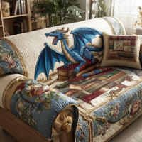 Keeper of Tomes Quilted Sofa Cover NCU0PT9937