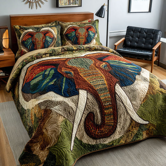 King Tusker 3-Piece Quilted Bedding Set NCU0PT8904