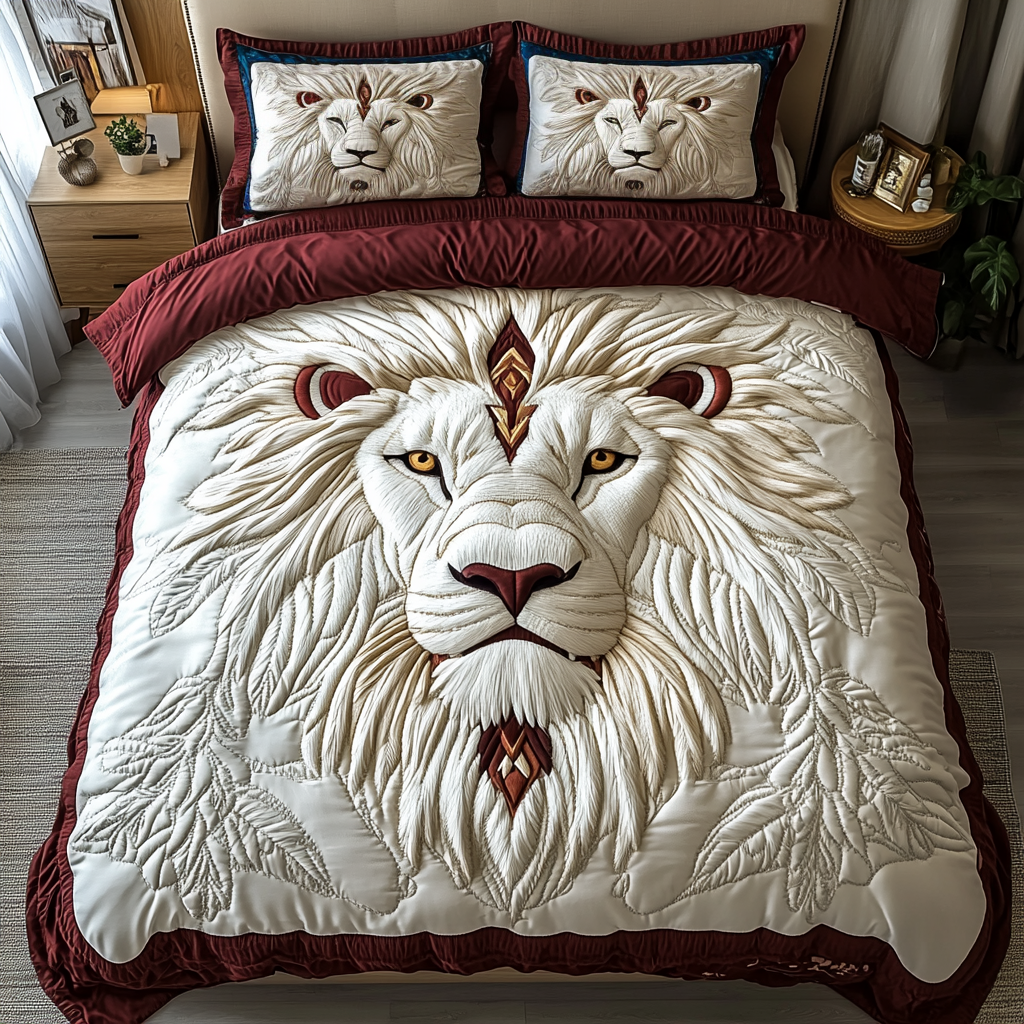 King of the Wild 3-Piece Quilted Bedding Set NCU0DK3317