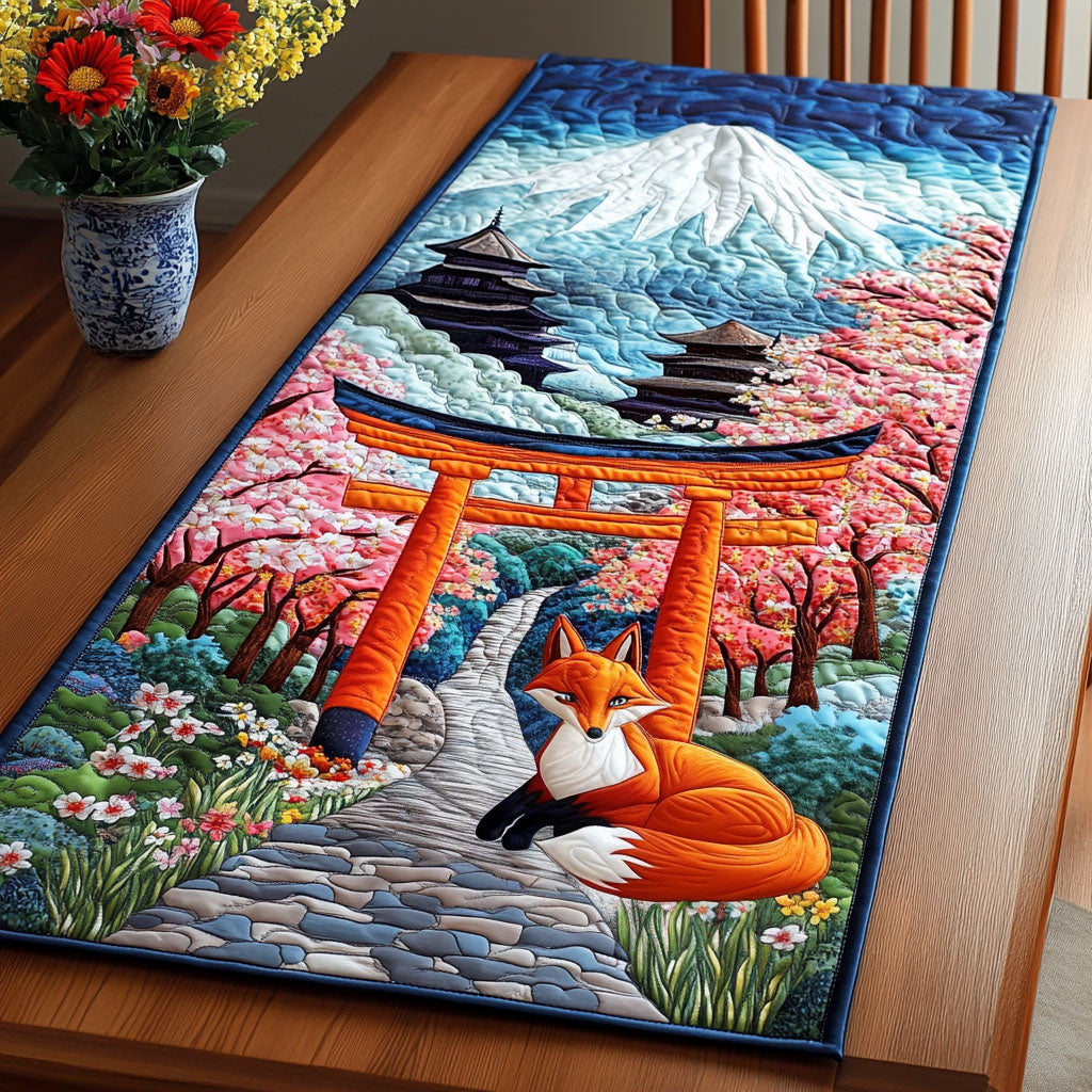 Kitsune Journey Quilted Table Runner NCU0NT6706