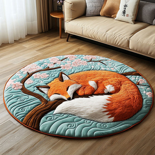 Kitsune Whisper Quilted Round Mat NCU0NT6827
