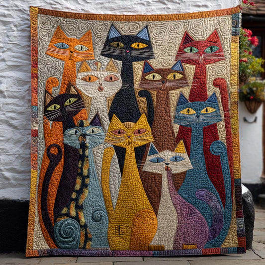 Kitty Haven Quilted Blanket NCU0NT9213