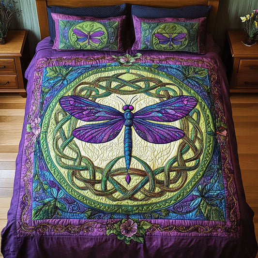 Knotted Grace 3-Piece Quilted Bedding Set NCU0PT3216
