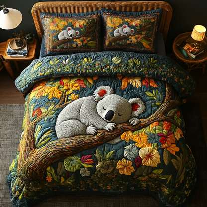 Koala Charm 3-Piece Quilted Bedding Set NCU0DK3715