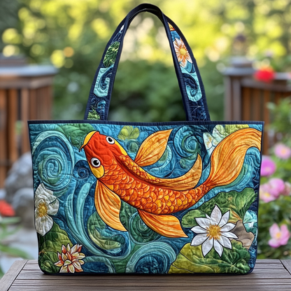 Koi Dream Quilted Tote Bag NCU0DK8890