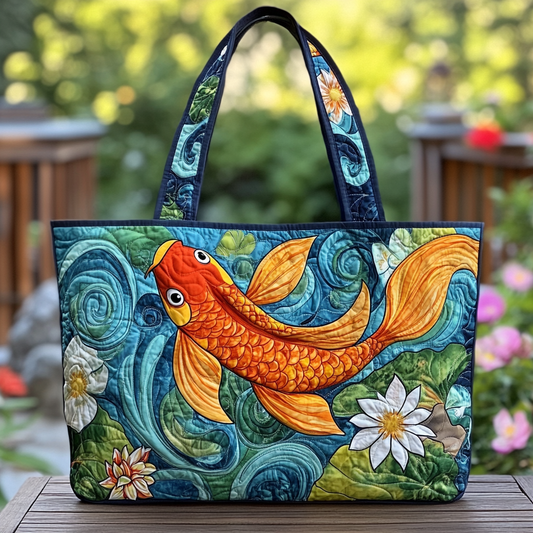 Koi Dream Quilted Tote Bag NCU0DK8890