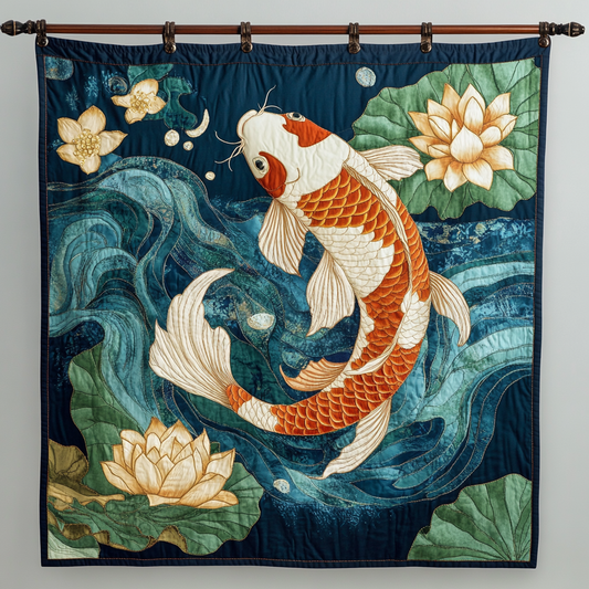 Koi Essence Quilted Blanket NCU0DK8579