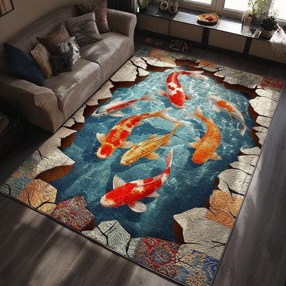 Koi Garden Area Rug NCU0DK10200