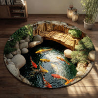 Koi Garden Round Carpet NCU0TD2546