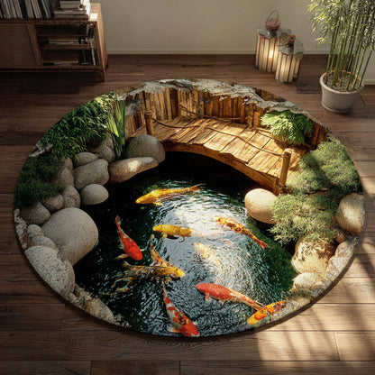 Koi Round Carpet NCU0VT380