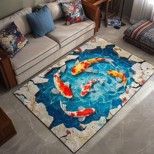 Koi Harmony Area Rug NCU0DK10199