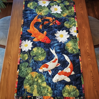 Koi Pond Quilted Table Runner NCU0DK7518