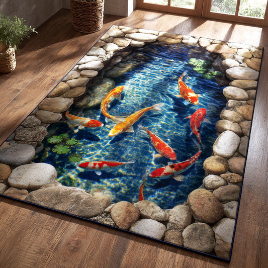 Koi Serenity Area Rug NCU0TV1664