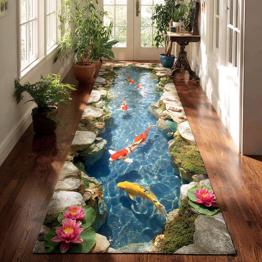 Koi Serenity Path Runner Carpet NCU0TV1717