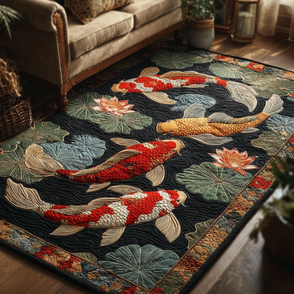 Koi Waves Area Rug NCU0DK10202