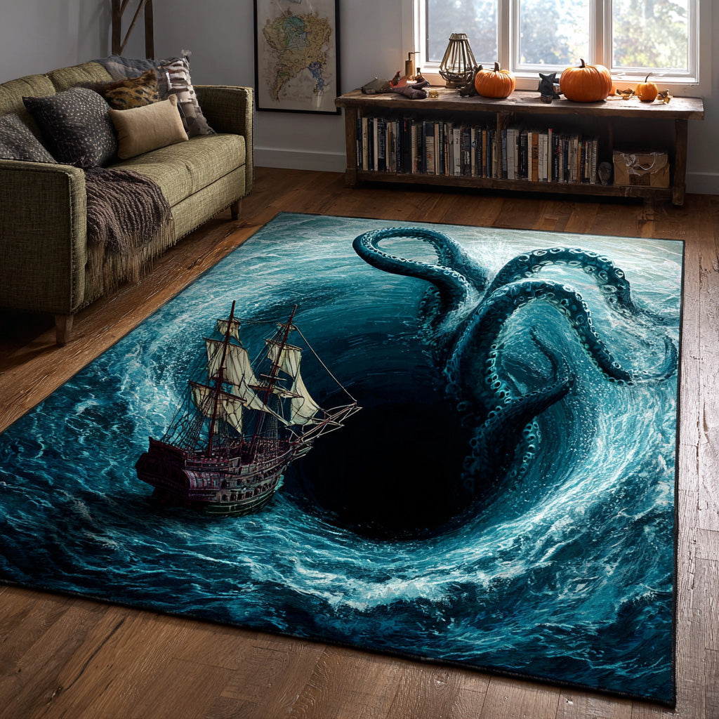 Kraken Grasp Area Rug NCU0DV7792