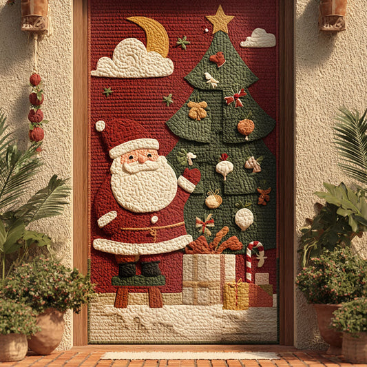 Kris Kringle Magic Quilted Door Cover NCU0PT10408