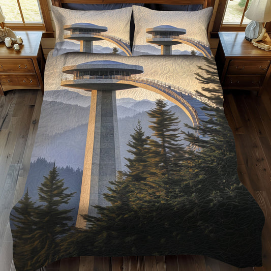 Kuwohi Horizons 3-Piece Quilted Bedding Set NCU0PT6589
