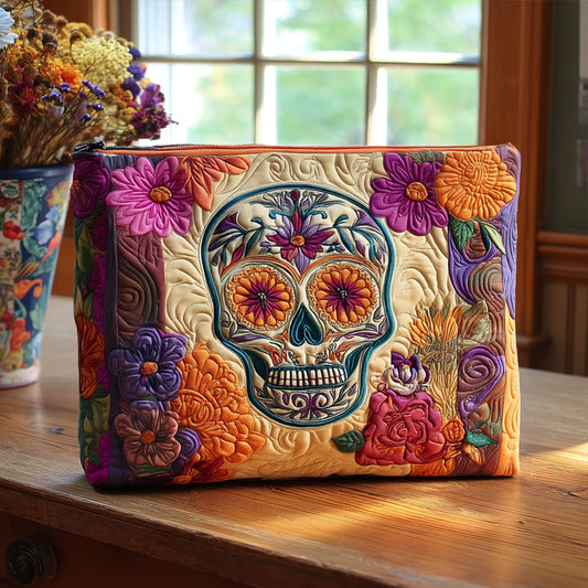 La Vida Bella Quilted Zipper Pouch NCU0PT8676