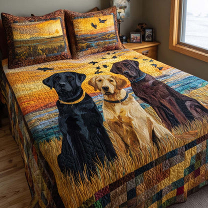 Lab Pursuit 3-Piece Quilted Bedding Set NCU0NT11507