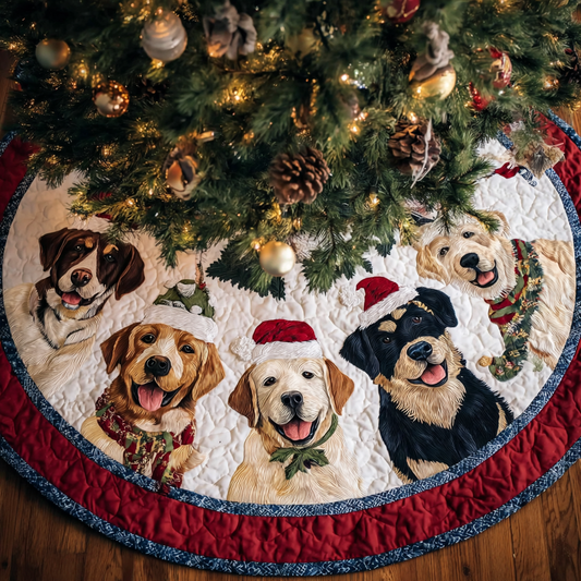 Labrado Delight Christmas Quilted Tree Skirt NCU0DK10672