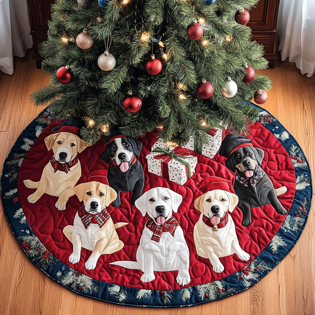 Labrado Joy Christmas Quilted Tree Skirt NCU0DK10668