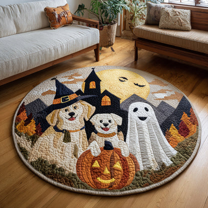 Labrador Retriever Pals Quilted Round Mat NCU0HH564