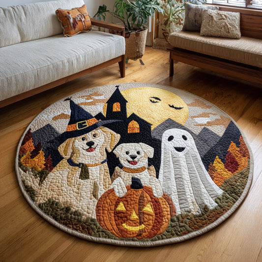 Labrador Retriever Pals Quilted Round Mat NCU0HH564