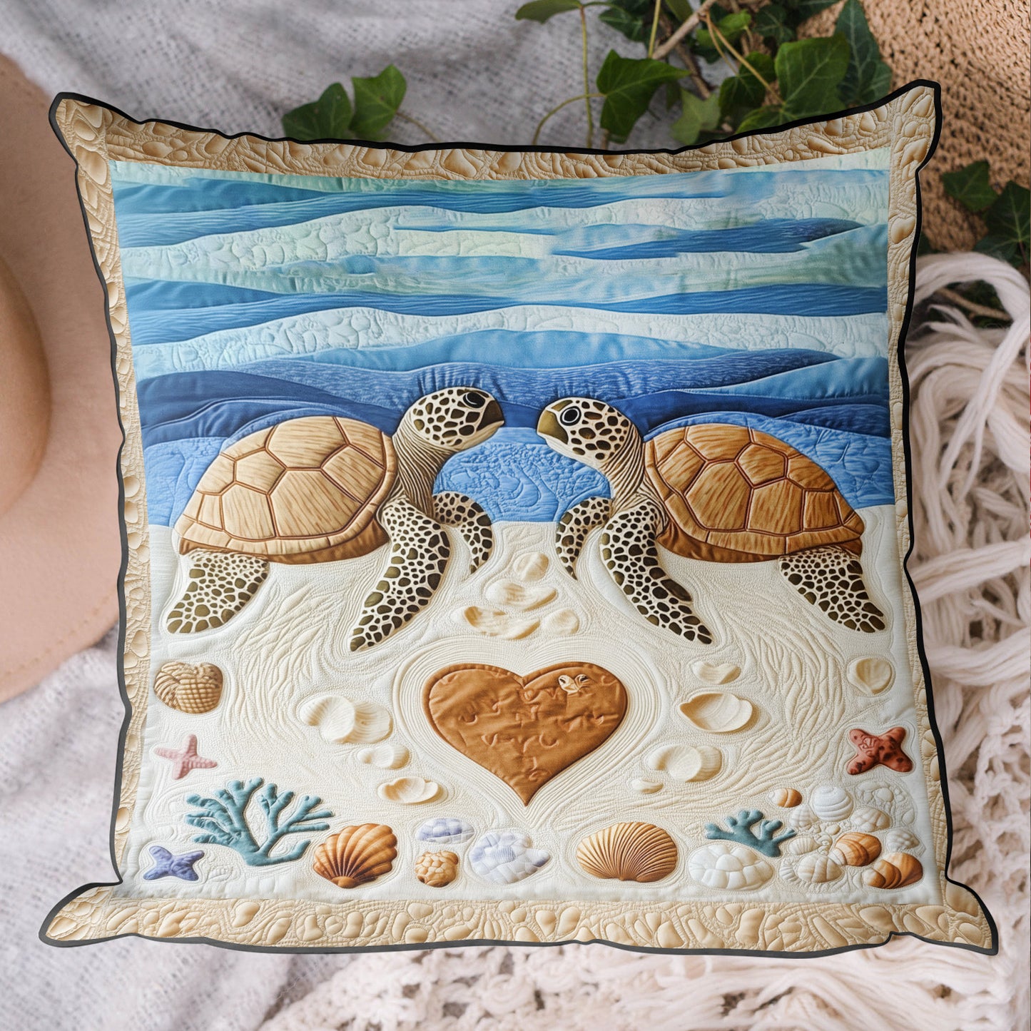 Lagoon Lovers Quilted Pillow Case NCU0PT3064