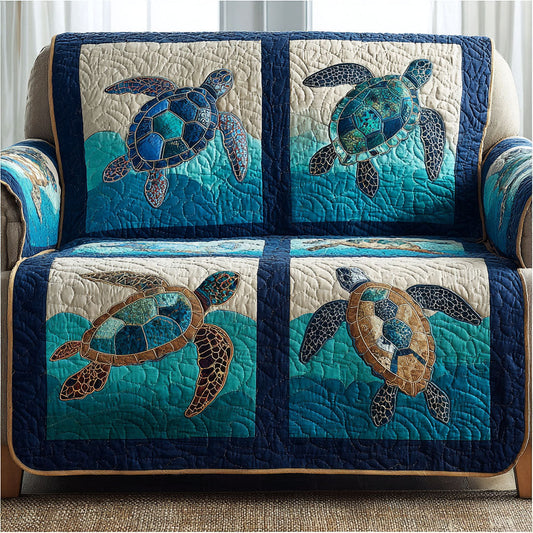 Lagoon Dream Quilted Sofa Cover NCU0TV734