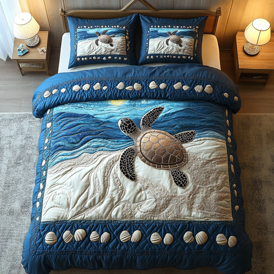 Lagoon Explorer 3-Piece Quilted Bedding Set NCU0DK5173