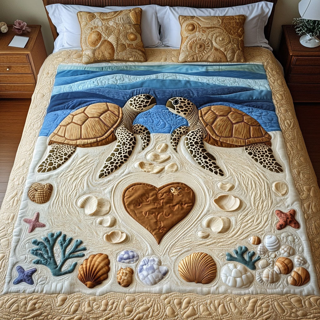 Blue Lagoon Double Quilted Blanket main image 0