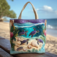 Lagoon Spirit Quilted Tote Bag NCU0PT8317