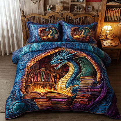 Lair of Lore 3-Piece Quilted Bedding Set NCU0NT5784