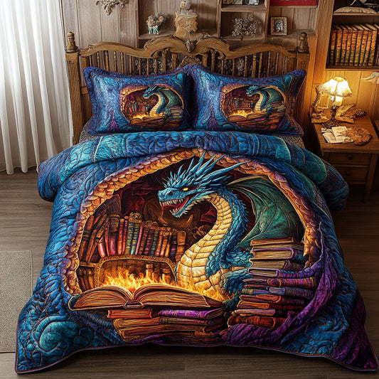 Lair of Lore 3-Piece Quilted Bedding Set NCU0NT5784