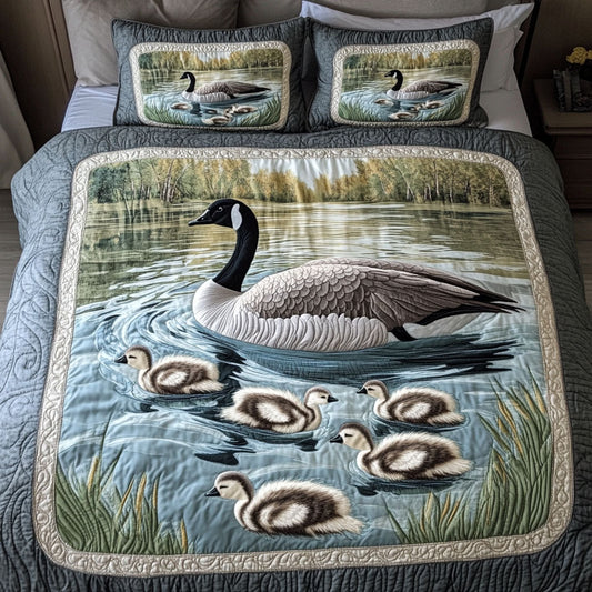 Lake Guardian 3-Piece Quilted Bedding Set NCU0NT3164